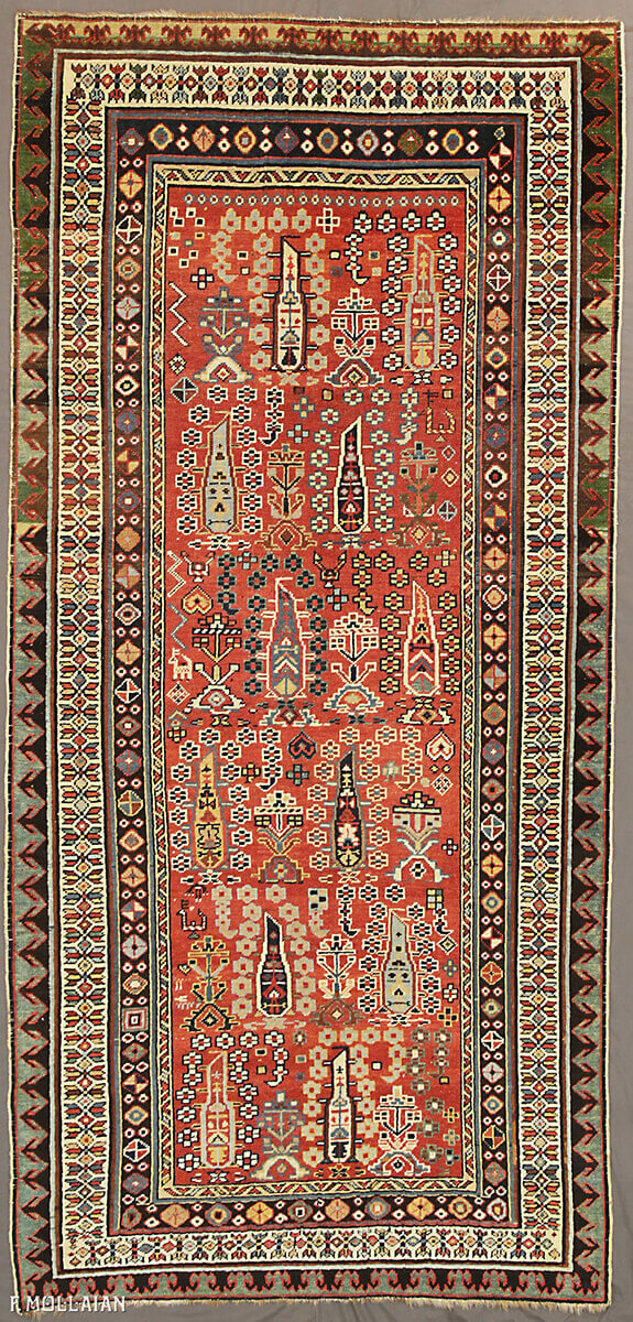 Antique Caucasian Runner Shirvan n°:40274061